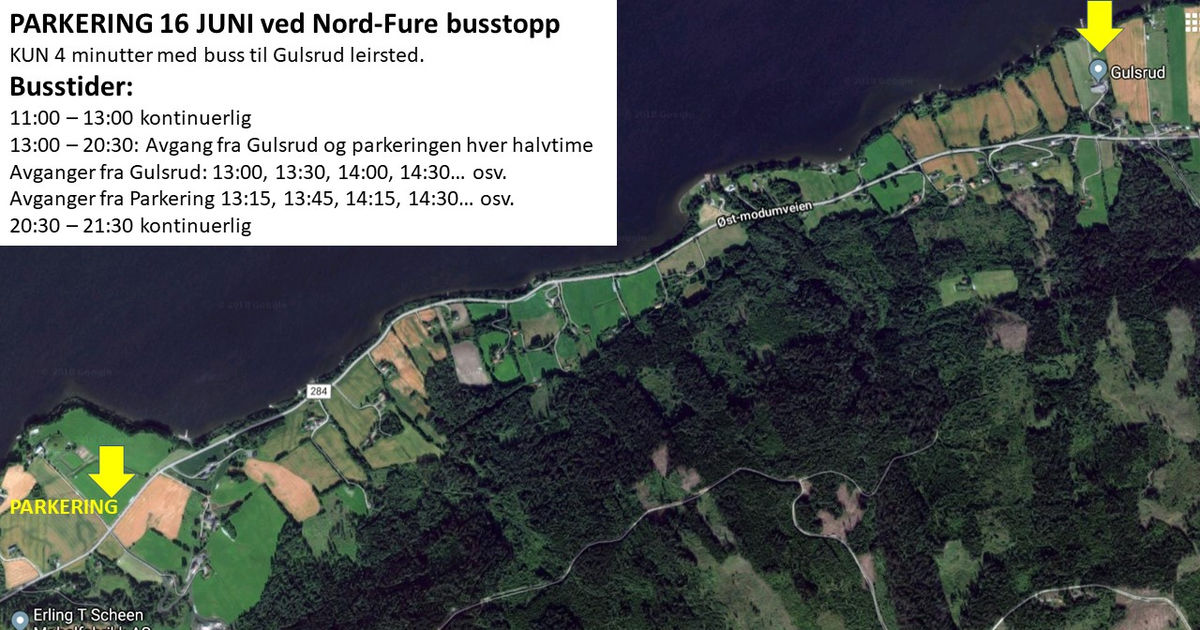 VELKOMMEN TIL DAGSFESTIVAL PÅ GULSRUD LEIRSTED 16 JUNI